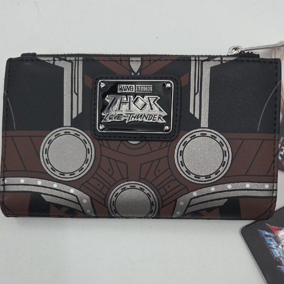 Marvel Thor Wallet with Black and Brown Design - Picture 2 of 16